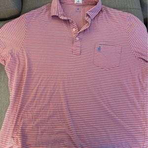Johnnie O striped golf shirt, men’s xl